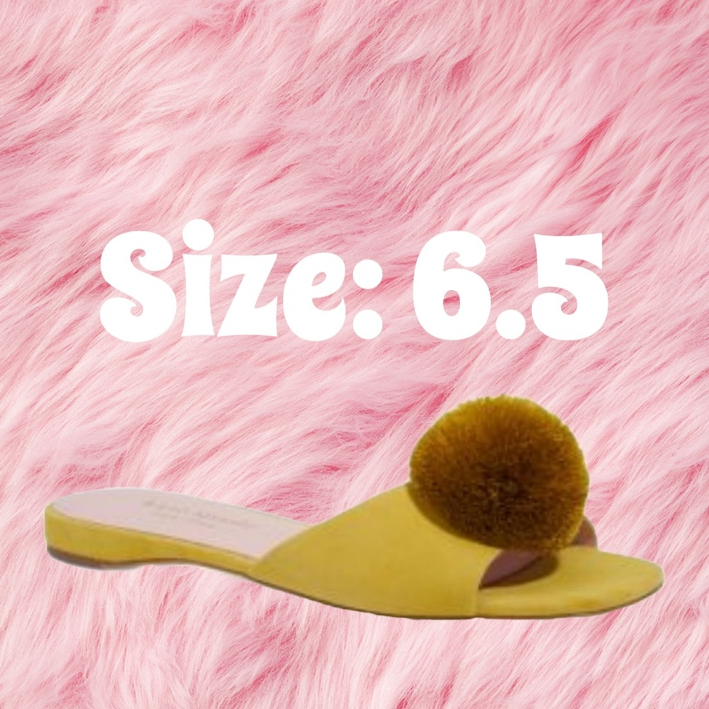 Kate Spade | Women's Amour Pom Pom Slide Sandals